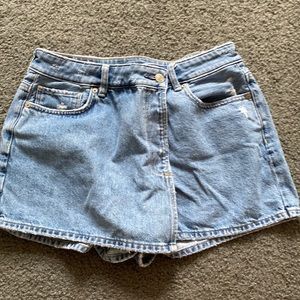 american eagle outfitters jean mom skort!!